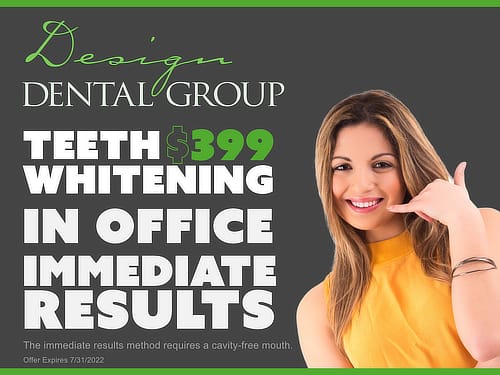 Teeth Whitening, Immediate results, Summer special $399